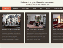 Tablet Screenshot of ferienwohnung-neustadt.de